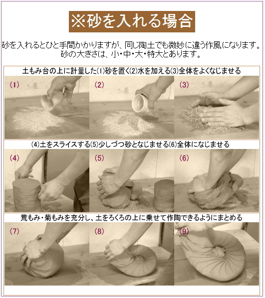 樋口大桂の作陶-土もみ3